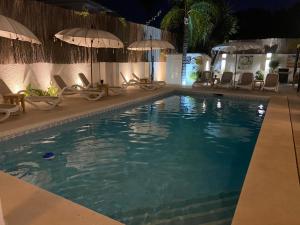 The swimming pool at or close to Casa Holandaluzas Marbella near Beach, with salt water Pool and private parking