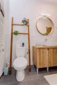Kúpeľňa v ubytovaní Nádas Center Home Badacsony