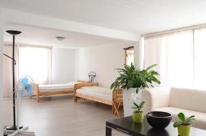 Postel nebo postele na pokoji v ubytování Appartements am Bodensee Nähe Konstanz