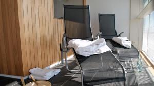 Posezení v ubytování Speicher Barth - Superior-Hotel
