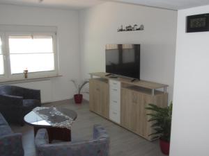 Kuchyň nebo kuchyňský kout v ubytování Ferienhaus Middenin