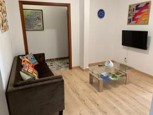 TV a/nebo společenská místnost v ubytování Apartamento Salomé