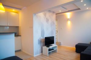 Μια τηλεόραση ή/και κέντρο ψυχαγωγίας στο Apartament Mirek