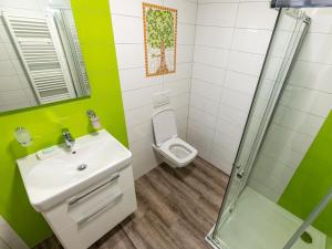 Koupelna v ubytování Apartmán U Křížku