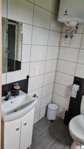 Koupelna v ubytování ZYGAdomki