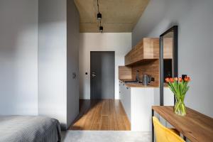 Kuchyňa alebo kuchynka v ubytovaní Homewell Boutique Apartments Stare Miasto