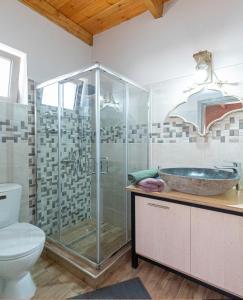 Ванна кімната в Stergios summer dream house