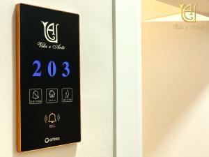 Certifikát, hodnocení, plakát nebo jiný dokument vystavený v ubytování Hotel Vila e Arte City Center