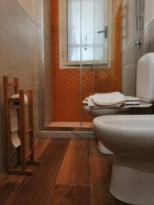 Koupelna v ubytování Aessebenessere Casavacanza