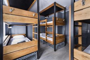 A bunk bed or bunk beds in a room at Wicked Weasel Hostel