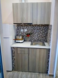 A kitchen or kitchenette at Athanasia inn II