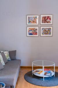 Posezení v ubytování Apartamento Deluxe Terrace. Alameda