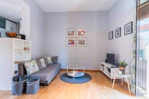 Posezení v ubytování Apartamento Deluxe Terrace. Alameda
