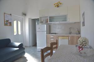 Kuchyň nebo kuchyňský kout v ubytování Apartments Uskok