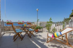 Balkón alebo terasa v ubytovaní Apartmani AD Hvar