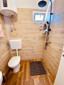 apartment Elena في أوكرونغ دونغي: حمام مع مرحاض ودش