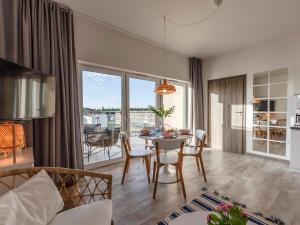 Χώρος καθιστικού στο VacationClub – 5 Mórz Sianożęty Apartament 1G/35