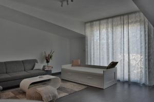 a living room with a couch and a table at Apartment Heaven in Slatine