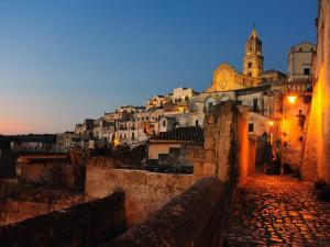 Nespecifikovaný výhled na destinaci Matera nebo výhled na město při pohledu z bed and breakfast