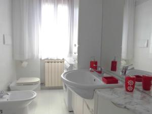 Koupelna v ubytování Solare B&B