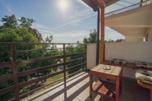 Balkón nebo terasa v ubytování Apartment Nives