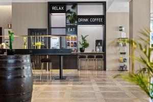 Kaffe- och tefaciliteter på First Hotel Strand