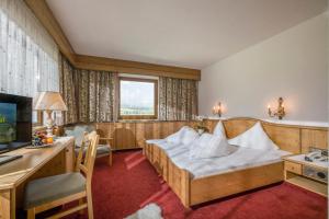 TV a/nebo společenská místnost v ubytování Hotel Cafe-Zillertal