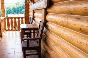 Balkón nebo terasa v ubytování Knyazhyj Dvir