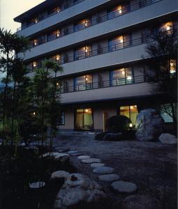 O edifício em que o ryokan se localiza