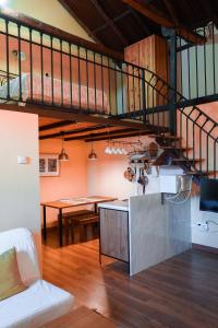 Köök või kööginurk majutusasutuses Fabrica de Harina