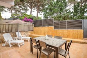 Patio alebo iná vonkajšia časť ubytovania Penyagolosa