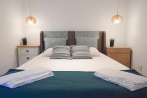 Postel nebo postele na pokoji v ubytování Alfama Loft, Santa Apolonia