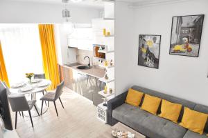 Χώρος καθιστικού στο Aba Luxury Studio Spa n Pool Beach resort