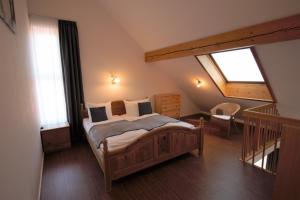 מיטה או מיטות בחדר ב-Hotel Wirtshaus Krone