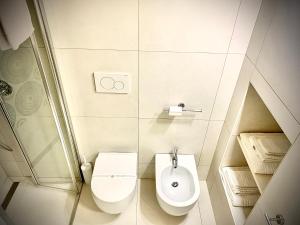Koupelna v ubytování B&B Suite Amare Polignano