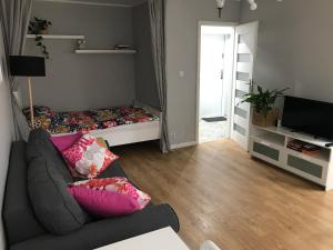 Posezení v ubytování Apartament pod Ratuszem