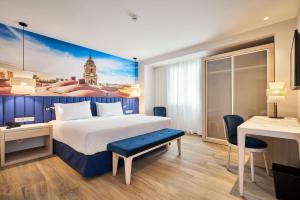 Cama o camas de una habitación en Eurostars Astoria
