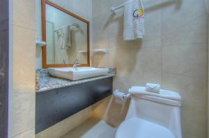 Koupelna v ubytování Hotel La Laguna Galapagos