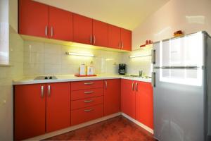 Kuchyň nebo kuchyňský kout v ubytování House Klarin