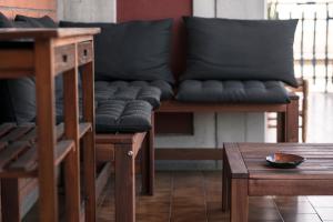A seating area at Appartamento di design