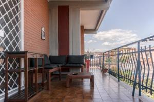 A balcony or terrace at Appartamento di design