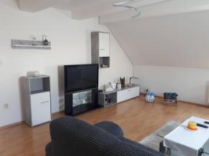 Kuchyňa alebo kuchynka v ubytovaní Apartmán Křtiny