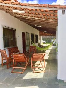 Patio nebo venkovní prostory v ubytování Casa em Salinópolis