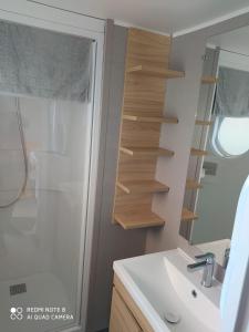 Kúpeľňa v ubytovaní Mobile Homes by KelAir at Camping La Sirene