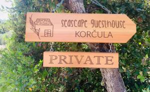 Certifikát, hodnocení, plakát nebo jiný dokument vystavený v ubytování Seascape Beach House Korcula