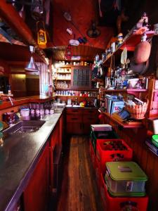 Lounge nebo bar v ubytování PENZIJON URBANC