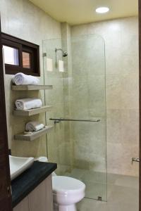 Koupelna v ubytování Hotel La Laguna Galapagos