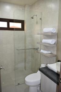 Koupelna v ubytování Hotel La Laguna Galapagos