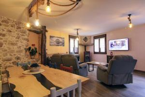 A seating area at La Casa de Nini