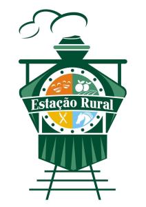 a logo for an eszacorial run at Camping e Chalé Estação Rural in Bragança Paulista